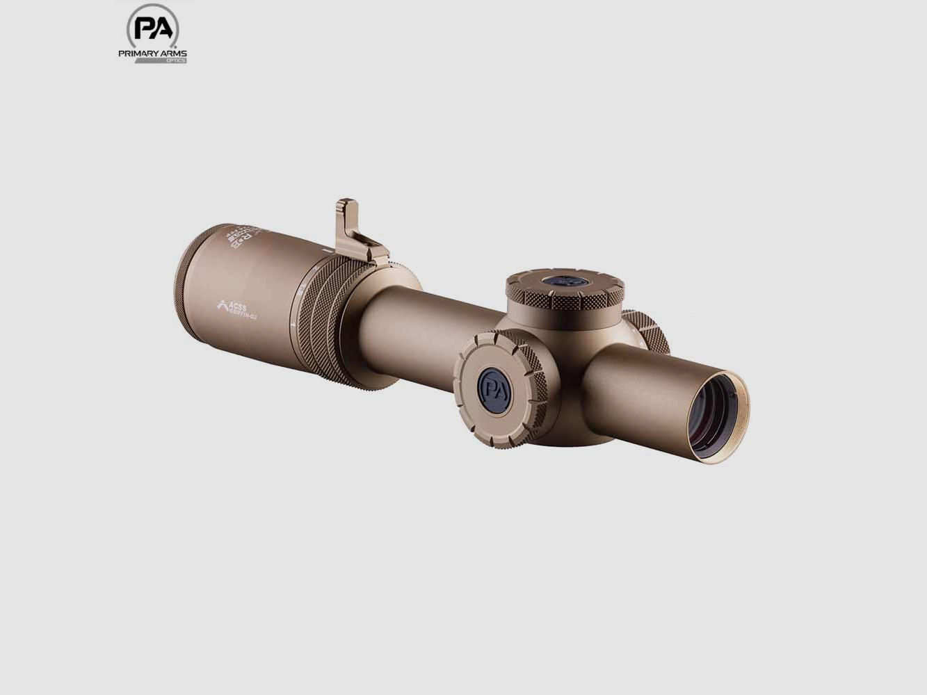 PRIMARY ARMS PLx-C COMPACT 1-8×24 RDB FFP 30mm ACSS GRIFFIN G2 rot