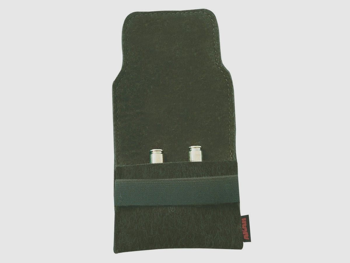 Estuche de fieltro AKAH para 5 cartuchos de bala