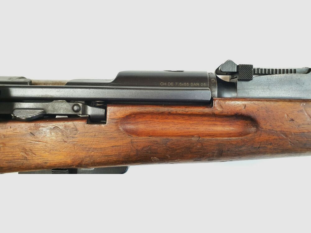 Waffenfabrik Bern Repetierbüchse Waffenfabrik Bern Schweizer K31 Kaliber 7,5x55swiss komplett nummerngleich + Bajonett