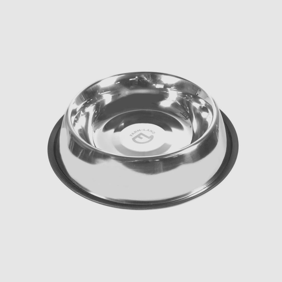 Farm-Land Hundenapf Basic Edelstahl Stahlgrau