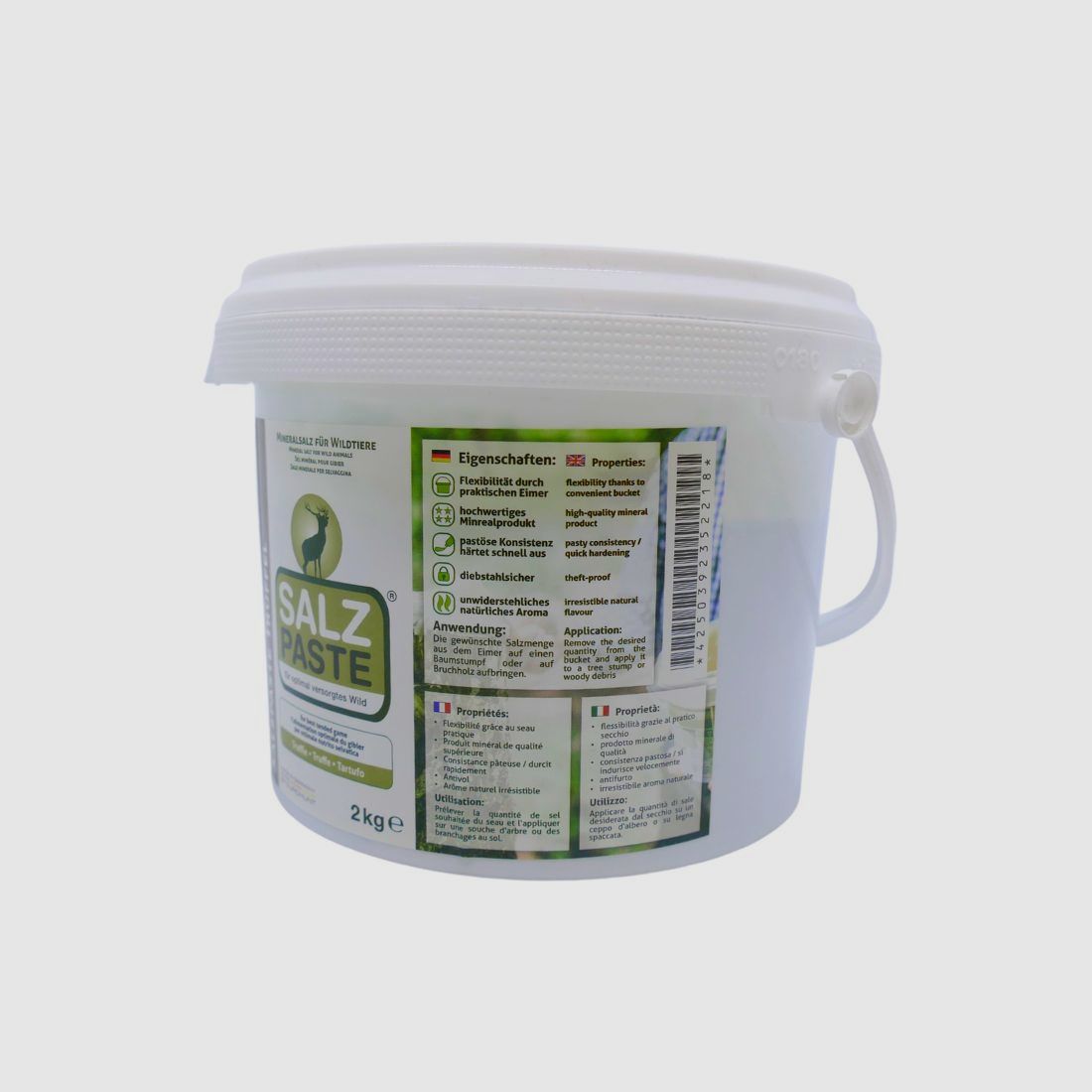 Pâte de sel Eurohunt truffe conditions météorologiques seau de 2,0 kg accessoires de chasse, image 3 sur 3