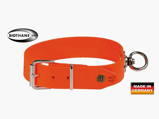 Collier de dressage AKAH Biothane avec fermeture à boucle 50 cm