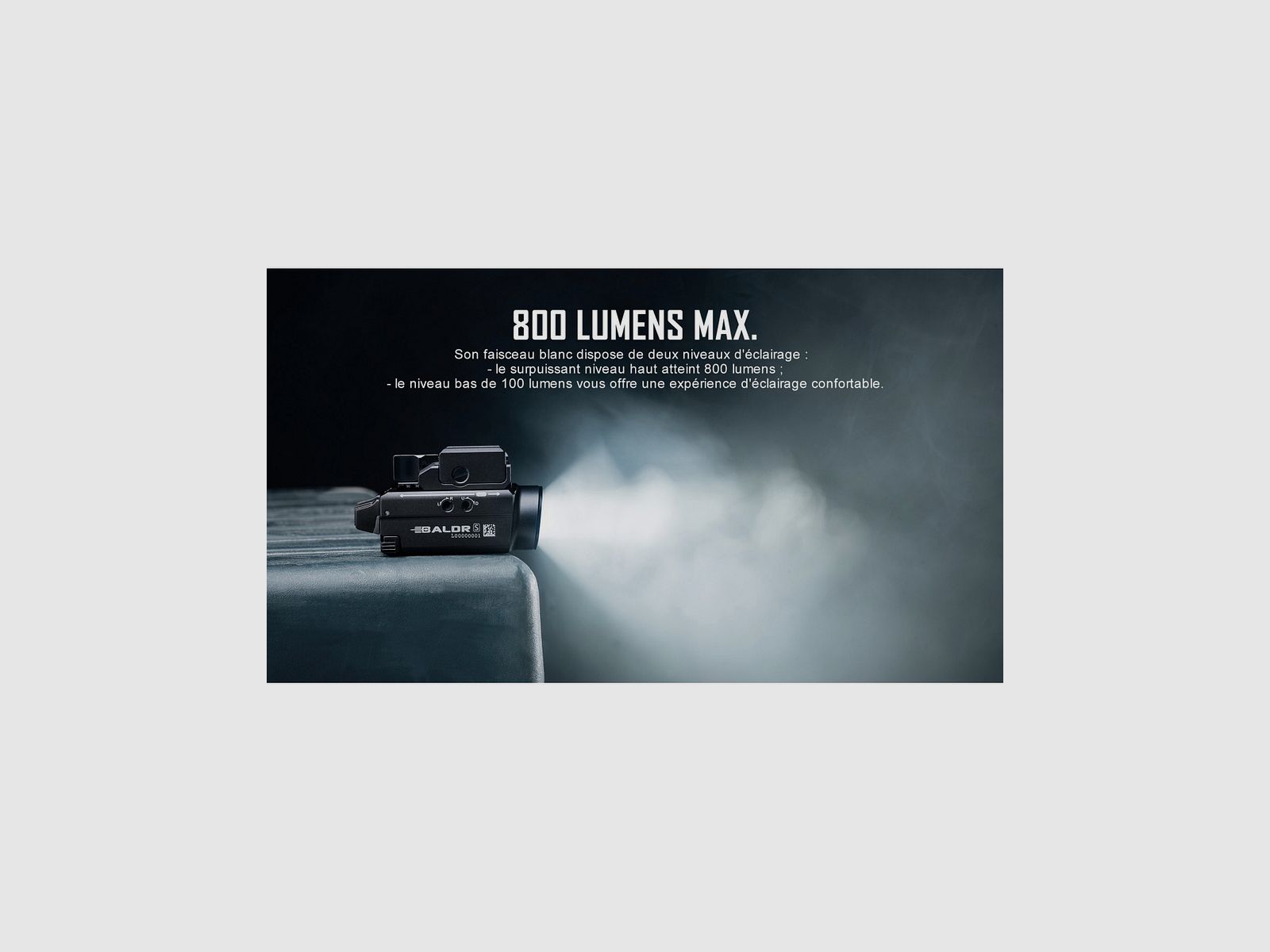 Olight Baldr S taktische Lampe mit grünem Laser, Bild 5 von 9