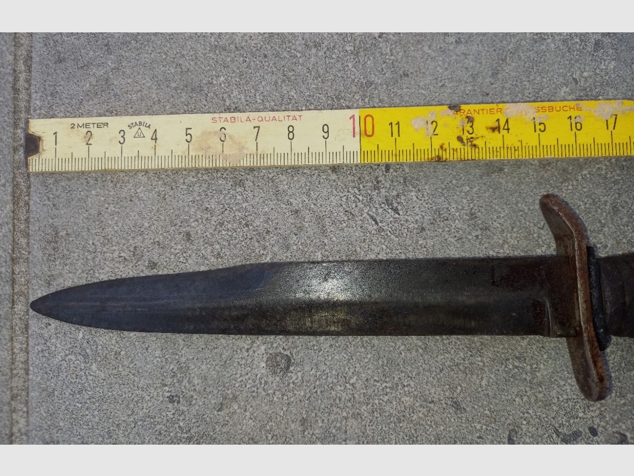 Couteau de tranchée WKII US.M3/Kampfmesser avec étui US.M8