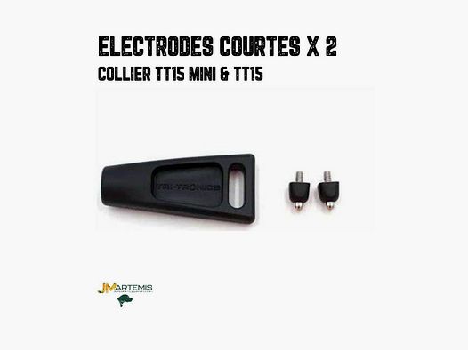 ELECTRODES COURTES POUR COLLIER GARMIN TT15-TT15 MINI-TT25