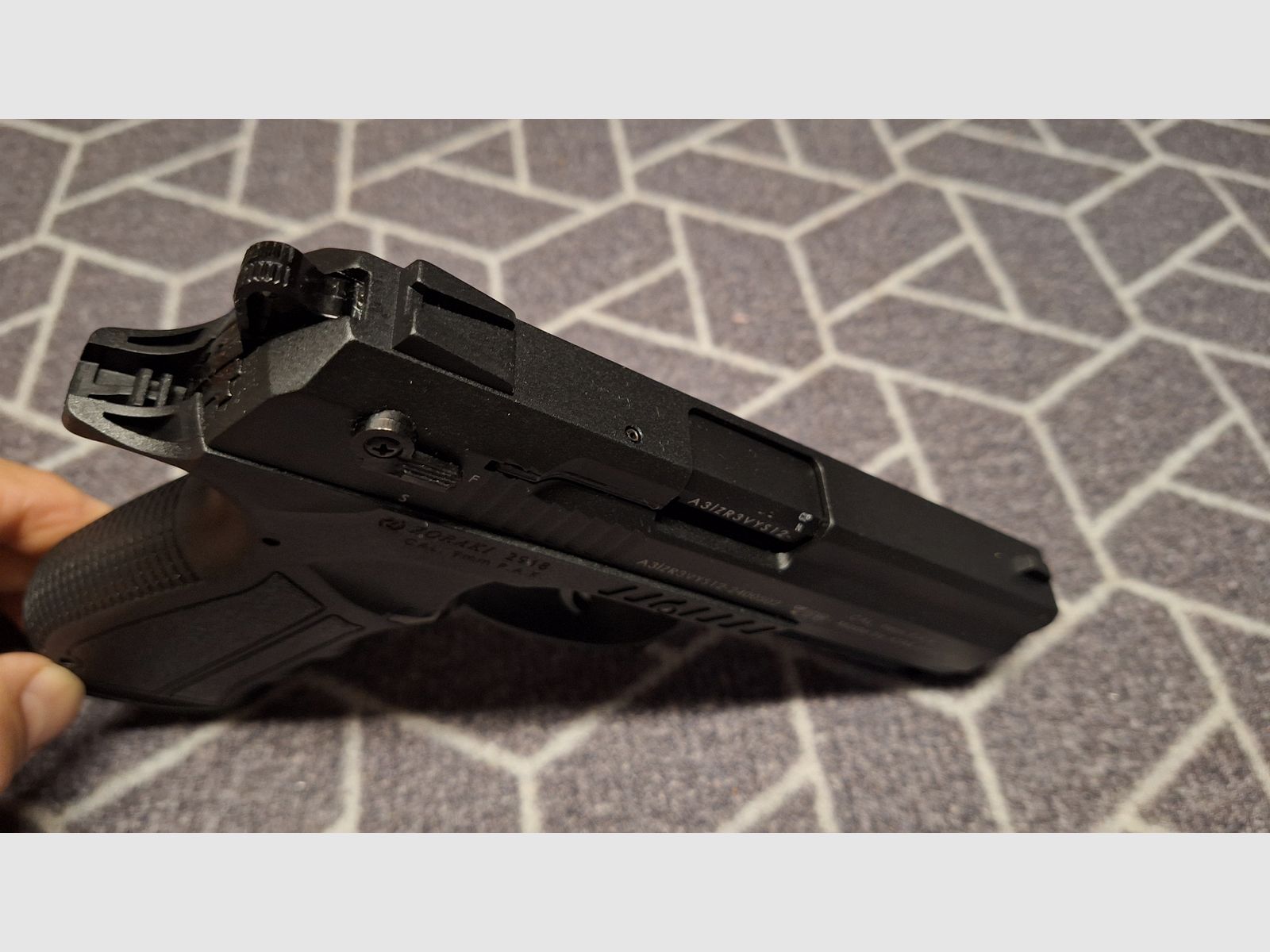 Zoraki 2918 SRS Pistole schwarz PTB1100 NEU!