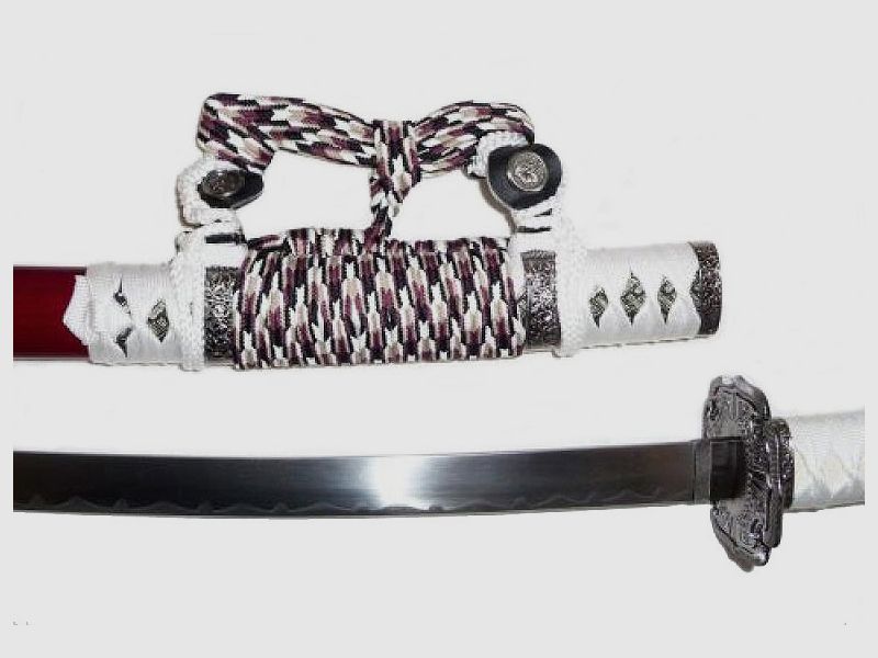 Katana Tachi Shiroi mit Verziergungen