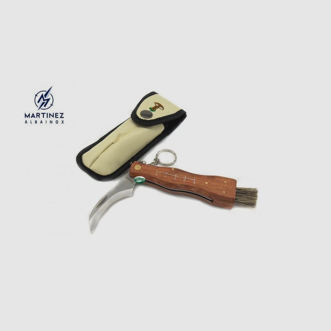 ALBAINOX Messer Martinez Pilzmesser Holz