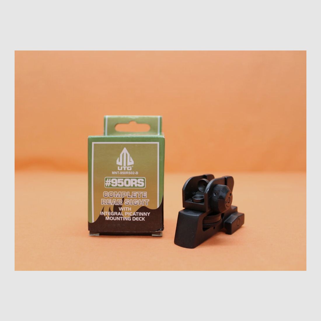 UTG - Leapers UTG Detachable Rear Sight (MNT-950RS02-B) Match Grade Model Typ AR-15 A2 Dioptervisier für Picatinny