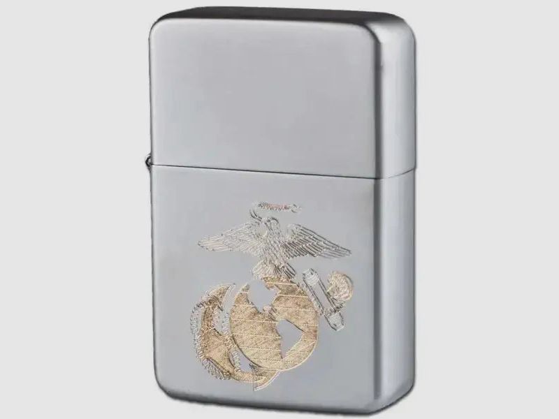 Bundeswehr Original Bundeswehr Original Feuerzeug Z-Plus Gas mit Gravur USMC