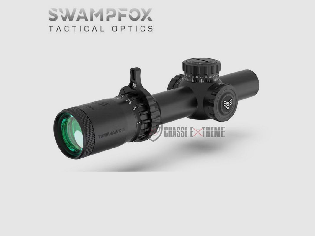 Lunette LPVO SWAMPFOX Tomahawk II 1-6x24 SFP Rotes Faseroptik MIL 34mm, Bild 1 von 4