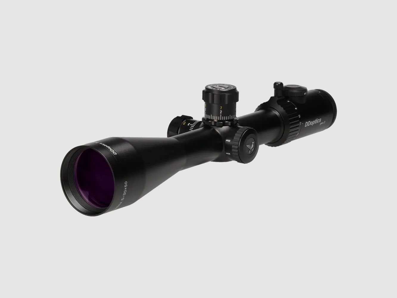 DDoptics Zielfernrohr | Nighteagle V6 5-30x50 | Long Range | MRAD | MilDot