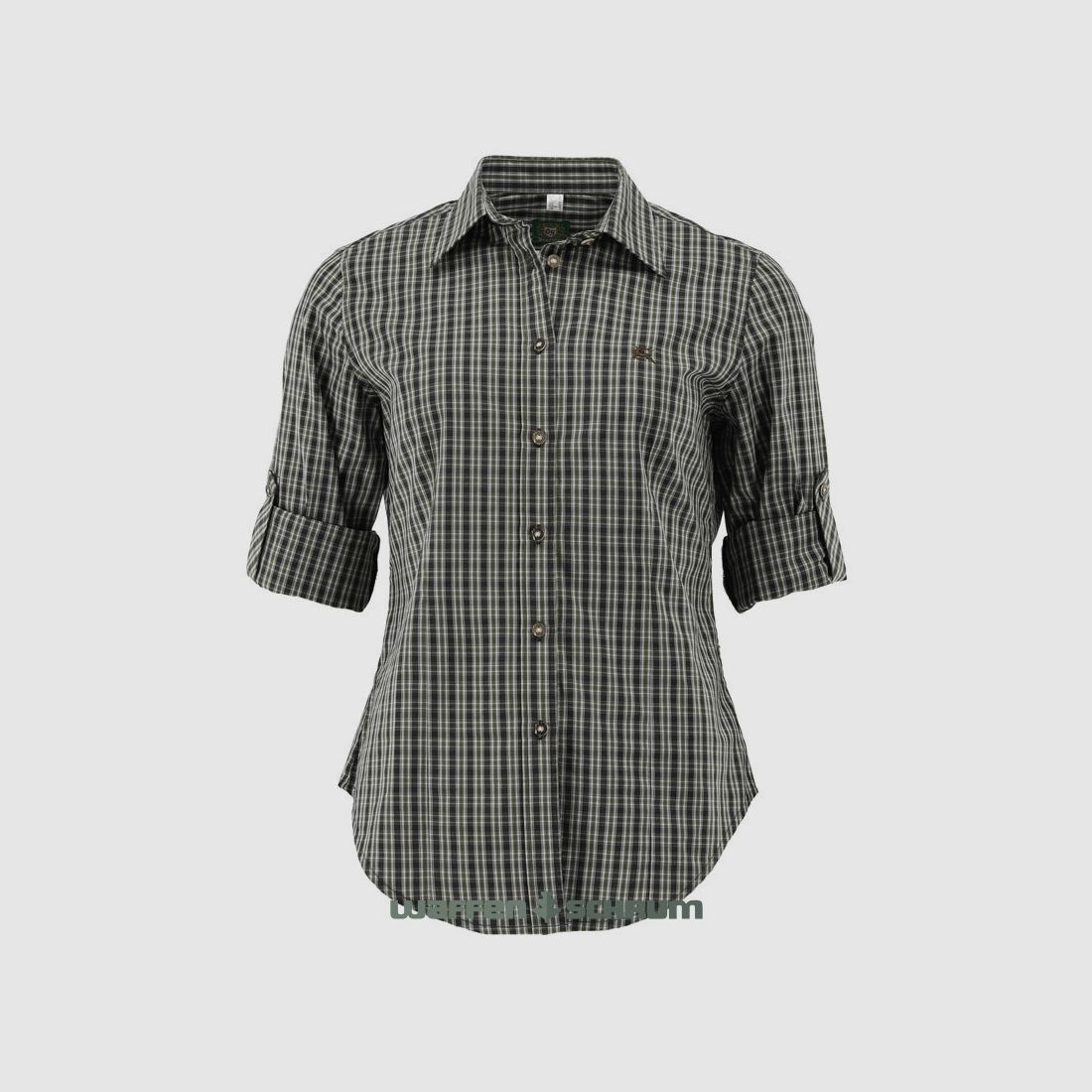 OS Trachten Blouse Geruit