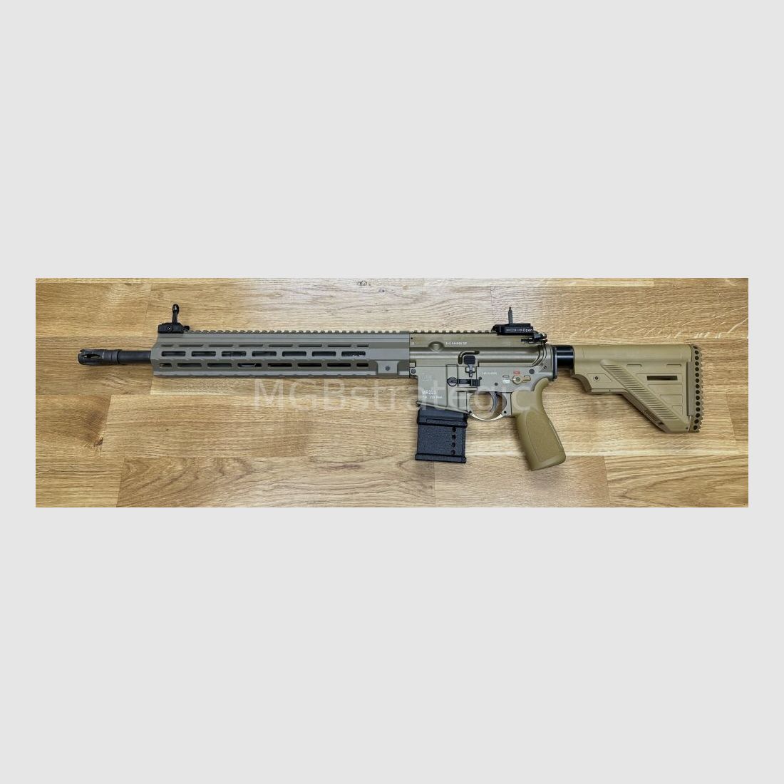 Heckler & Koch MR223 A3 Slim-Line 16.5" Barrel - semi-automatic rifle .223Rem long M-LOK handguard - sand color - sport approved! - similar to Bundeswehr G95A1 G95KA1 G95K H&K 416