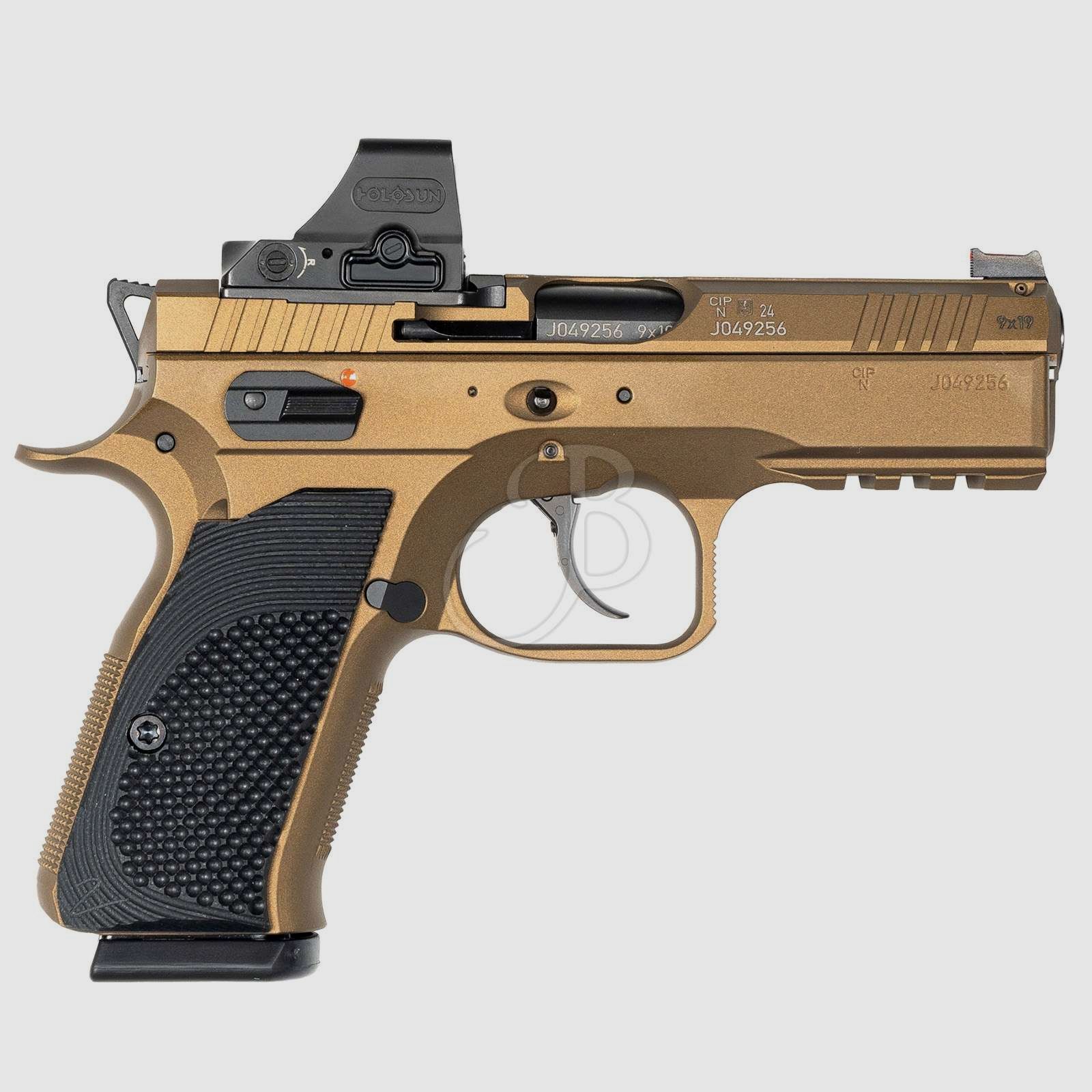 CZ Pistola Shadow 2 Compact Bronze + Holosun Cal.9 x19, immagine 1 di 2