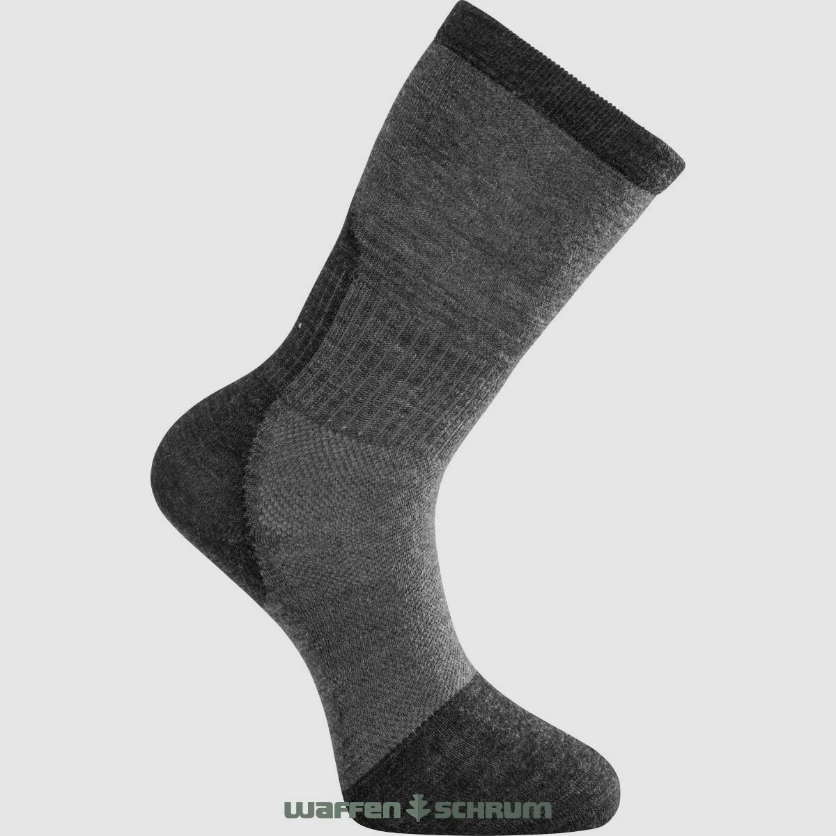 Woolpower Socke Skilled Liner Dunkelgrau-Grau