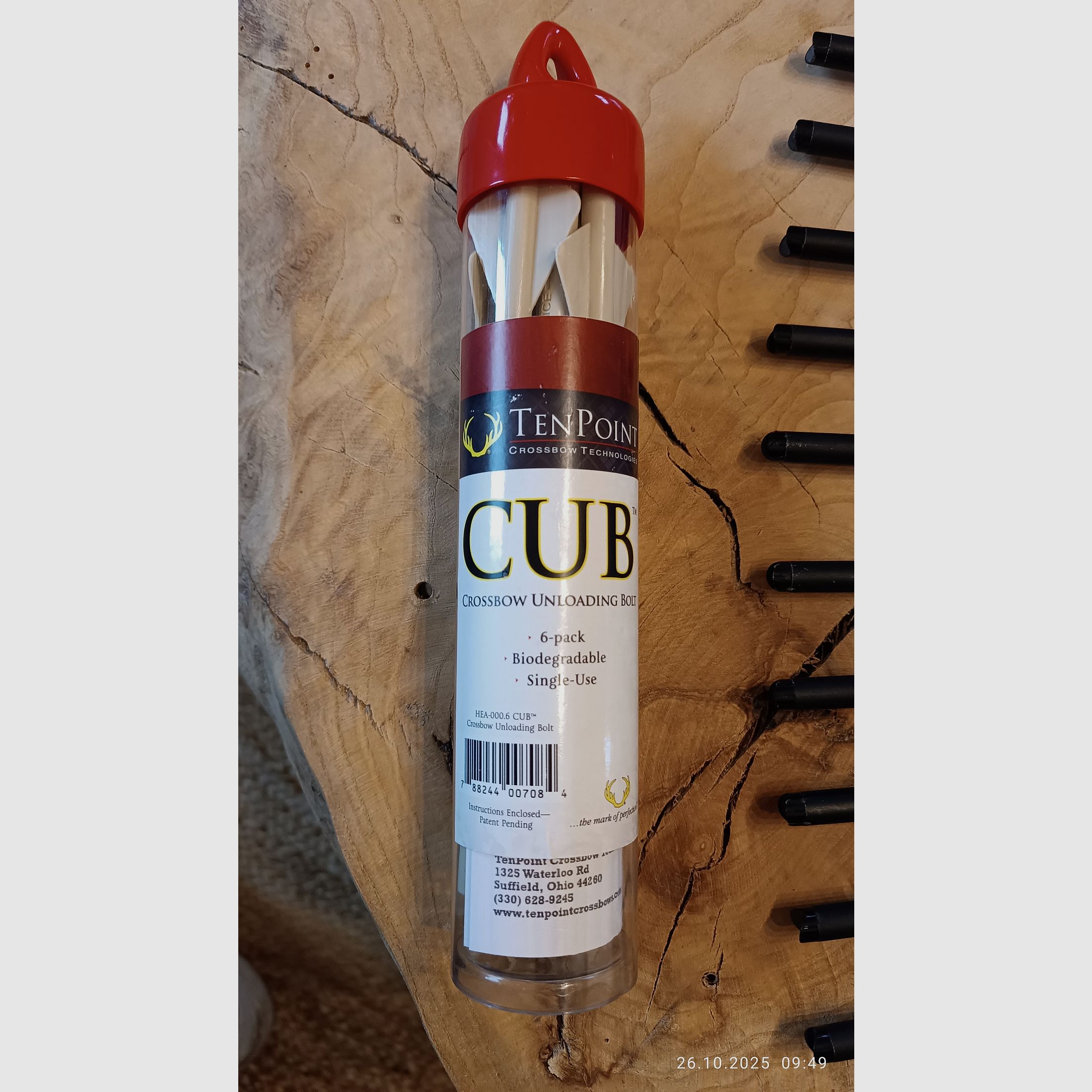 Tenpoint CUB perno de descarga para ballesta