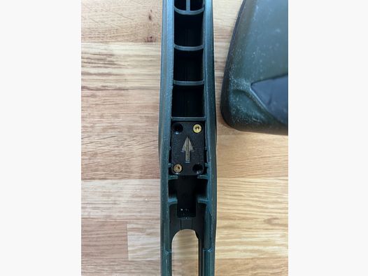 Sauer 404  vorder- u.hinter Schaft Kunststoff grün