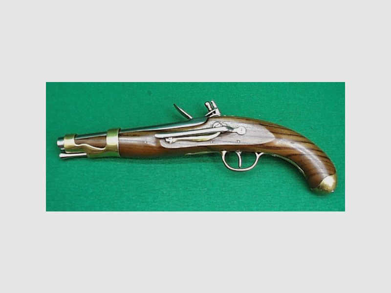 Indien Steinschloß Pistole French See Service 1766
