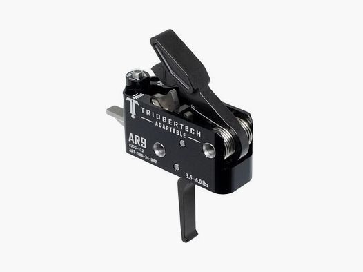 TRIGGERTECH Tuning/Ersatzteil f. Langwaffe Abzug f. AR-9 Flat Black 1600g gerade, Competitive