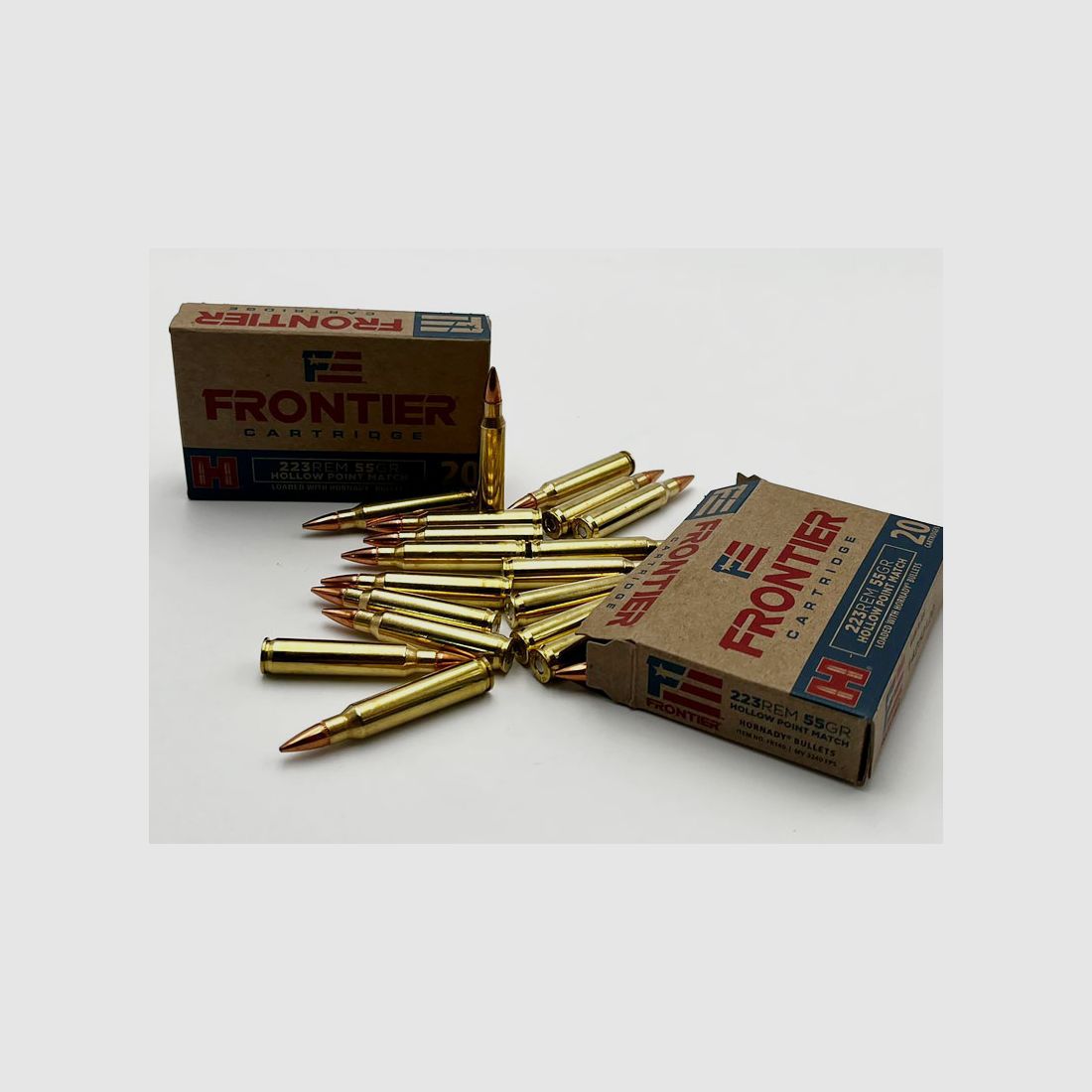 Hornady FRONTIER .223 Remington, HP Match 55 grs 1 paquet (20 coups à 0,645 €*)