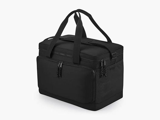 Bolsa de hombro refrigerante grande reciclada negra