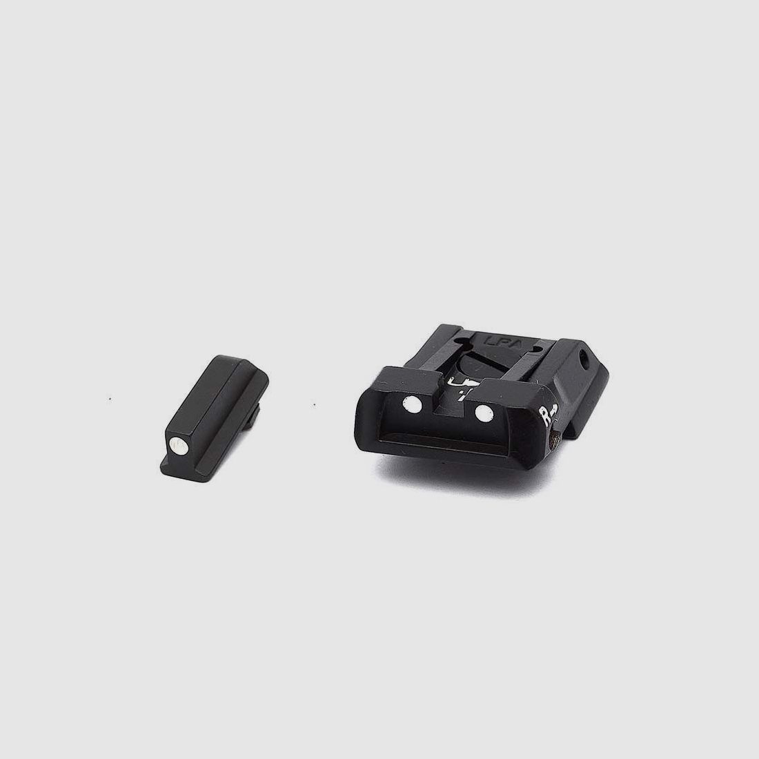 LPA SPS13WA30 Transport richtkijker set voor Walther PPQ Q5 Match met witte punten, afbeelding 2 van 3