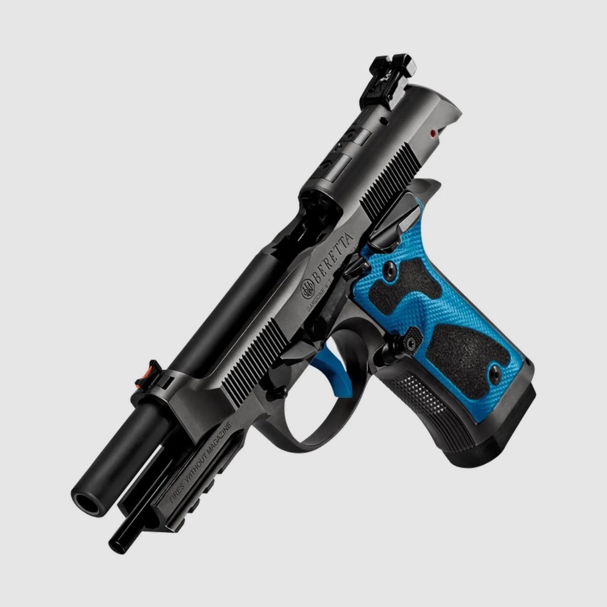 Beretta 92X Performance Optic Dark Series Blau Kal. 9x19mm, Bild 5 von 8