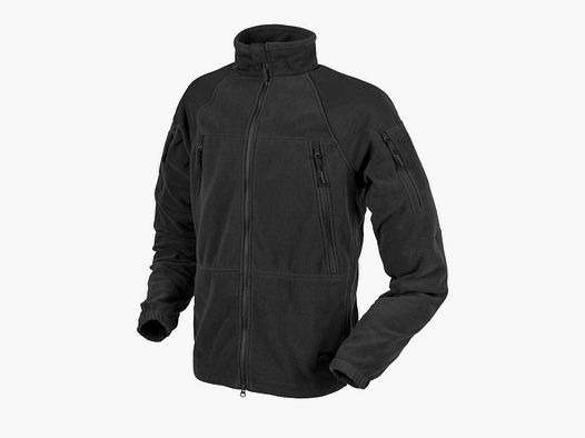 HELIKON-TEX STRATUS® HEAVY FLEECE JACKET - SCHWARZ