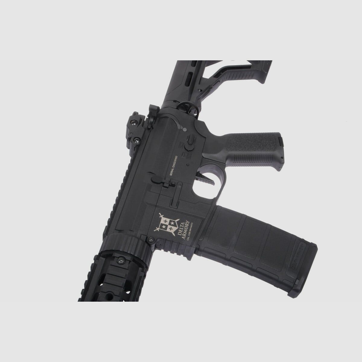 AR15 SilentOps 7 Zoll CHARLIE EAGLE ETU Schwarz S-AEG Softair Gewehr Frei ab 18 Jahren | Delta Armory