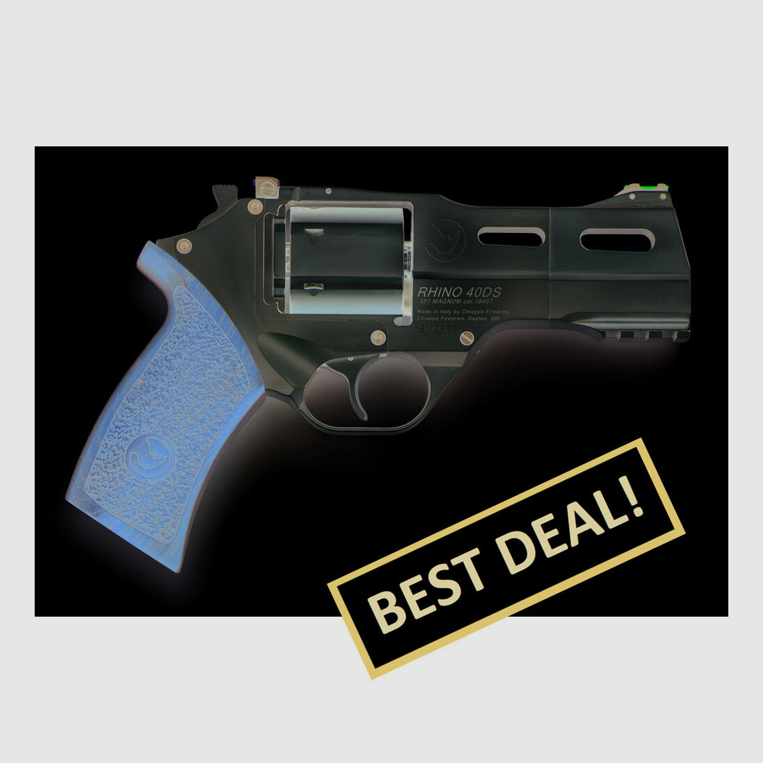 Chiappa Rhino 40 DS - Nickel .357 Mag.