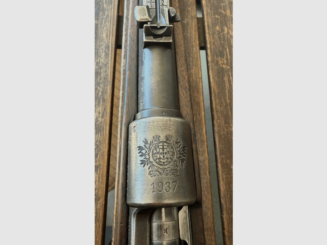 Mauser 98K z pasującymi numerami z pieczęcią 3. Rzeszy 1937 8x57JS