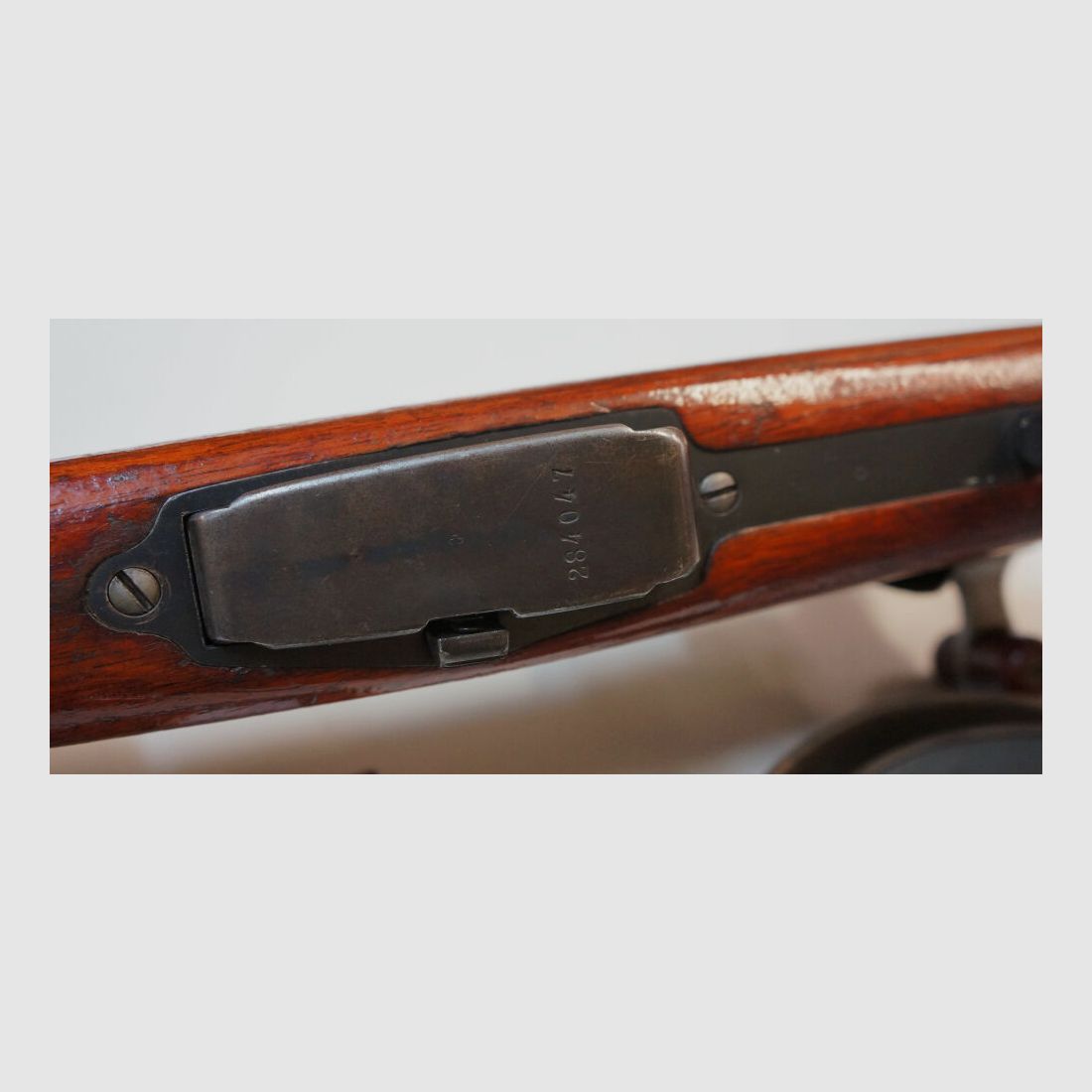 Waffenfabrik Bern Repetierbüchse W+F Bern Schweizer Langgewehr G96-11 Kal.7,5x55swiss mit Diopter und Korntunnel