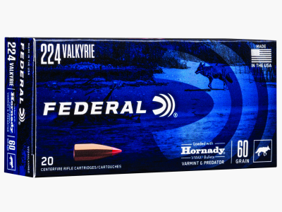 Federal Geweerpatronen .224 Valkyrie 3,9 g / 60 gr Hornady V-Max
