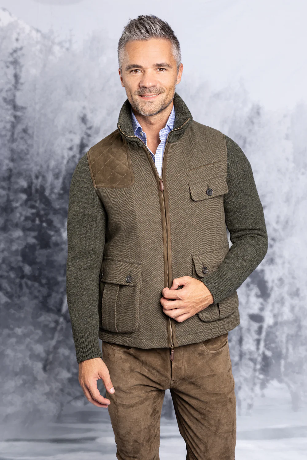 Habsburg Jacke Hirschenau in Grün