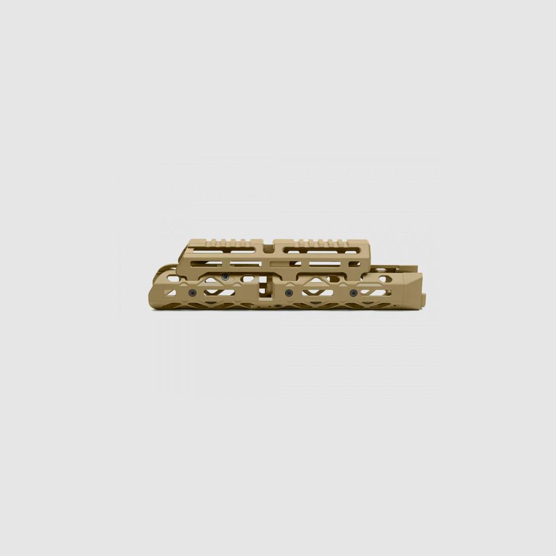 KPYK Medium AK M-LOK Handschutz mit langem Gasrohrcover CRC 1U020B Coyote Tan