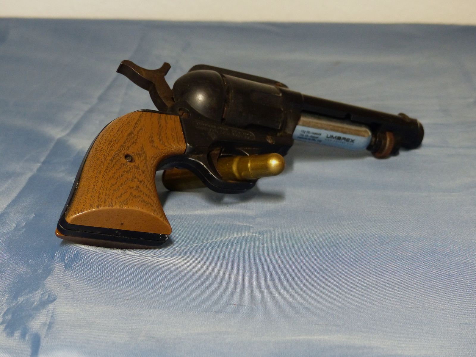Revolver Crossman Peace Maker Mod. 44 Single Action Cal. 22 CO2 um 1975 vintage