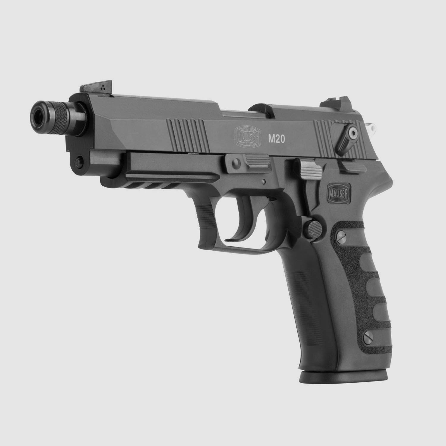 Pistolet Mauser M20 SD 22 LR semi-automatique fileté, image 3 sur 3