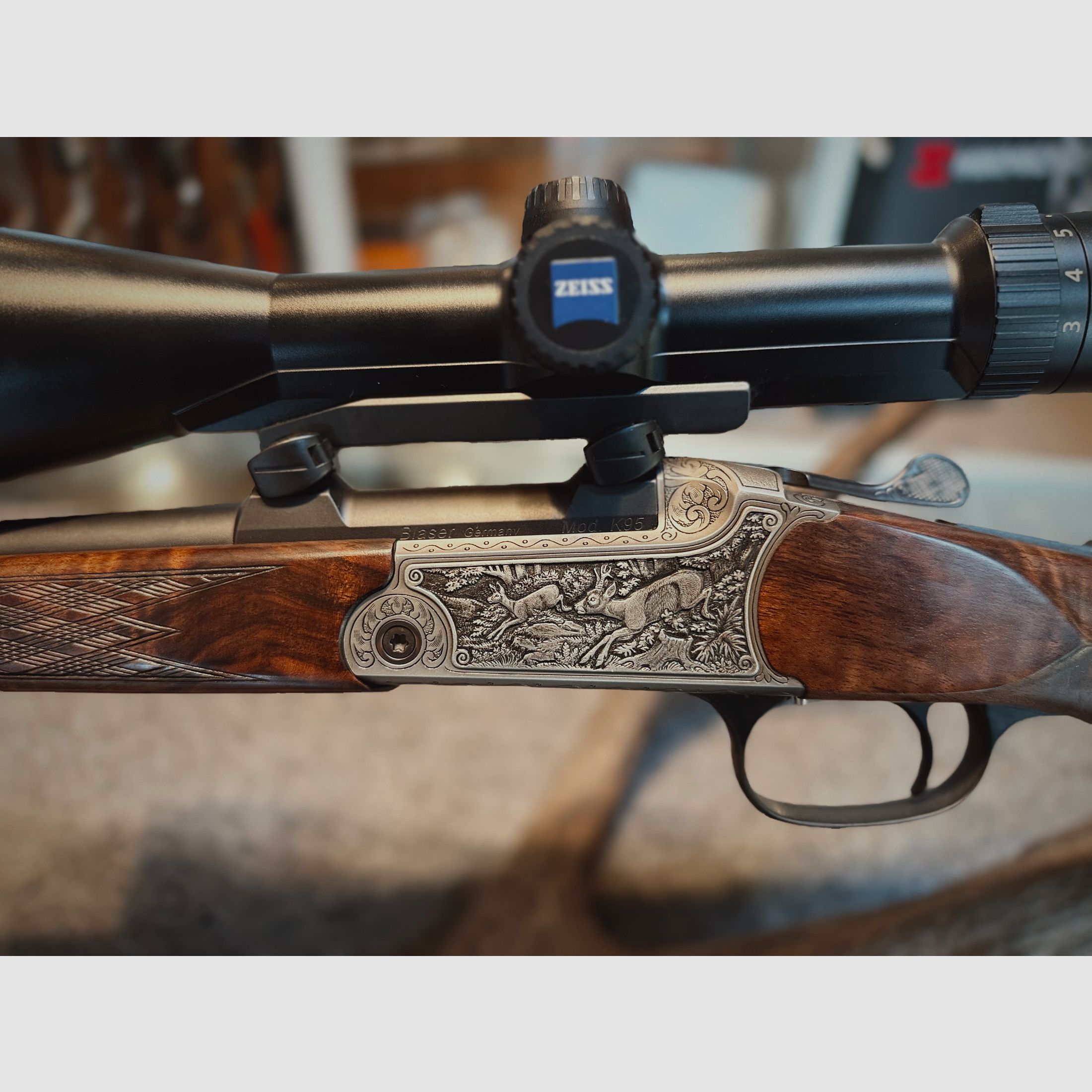 Blaser K95 Luxus Stutzen - Zeiss Varipoint 3-12X56