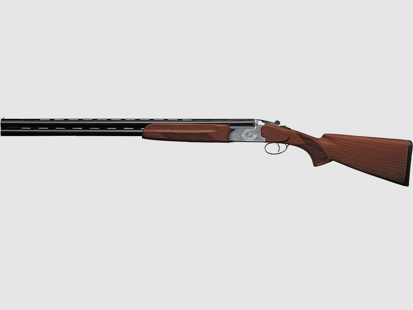 Forest Favorite Jagd, links, Kaliber 12/76 || Bockdoppelflinte