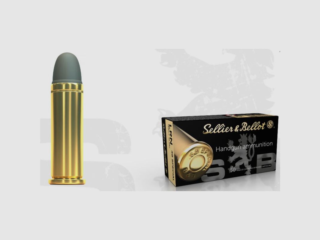 Munición S&B .38Spec LRN 10,25 g – 50 unidades