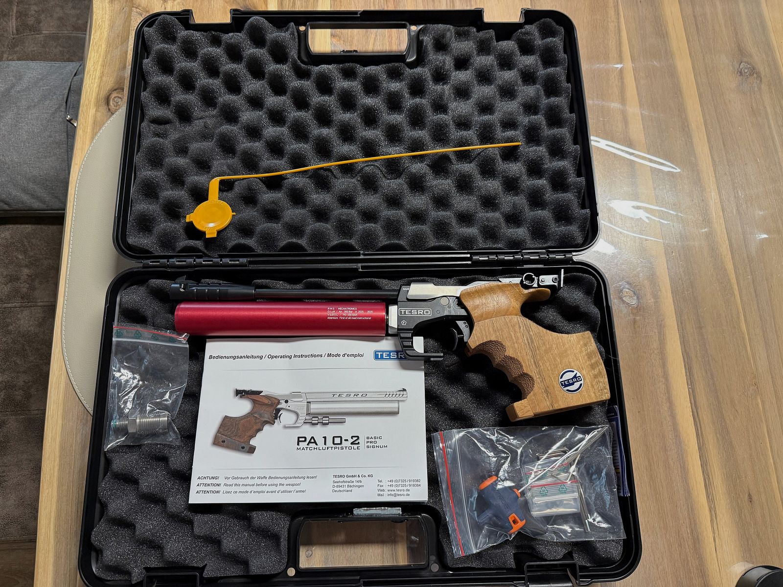 Matchluftpistole TESRO PA 10-2 Team Edition RB Shooting  , Bild 1 von 8