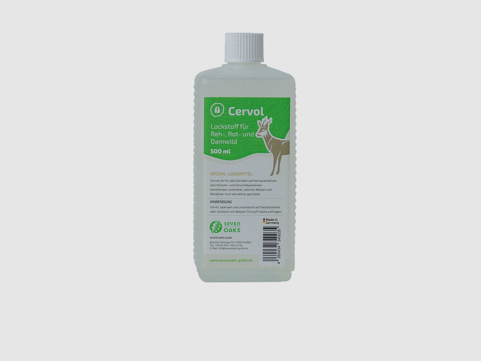Cervol - Agent de verrouillage pour le cerf, le chevreuil et le daim 500ml
