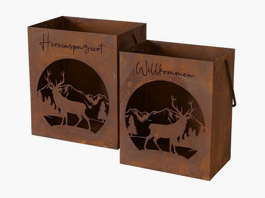 LivingActive Forestis Windlicht 2 tlg. Set