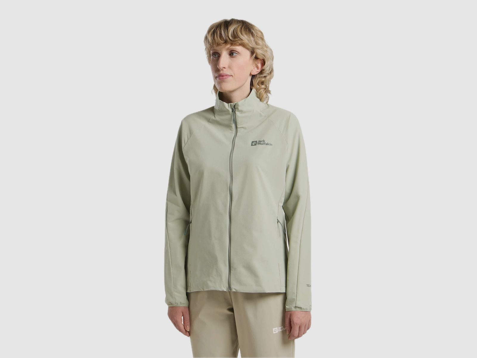 JACK WOLFSKIN Prelight Stride Jkt W Feuille de Menthe