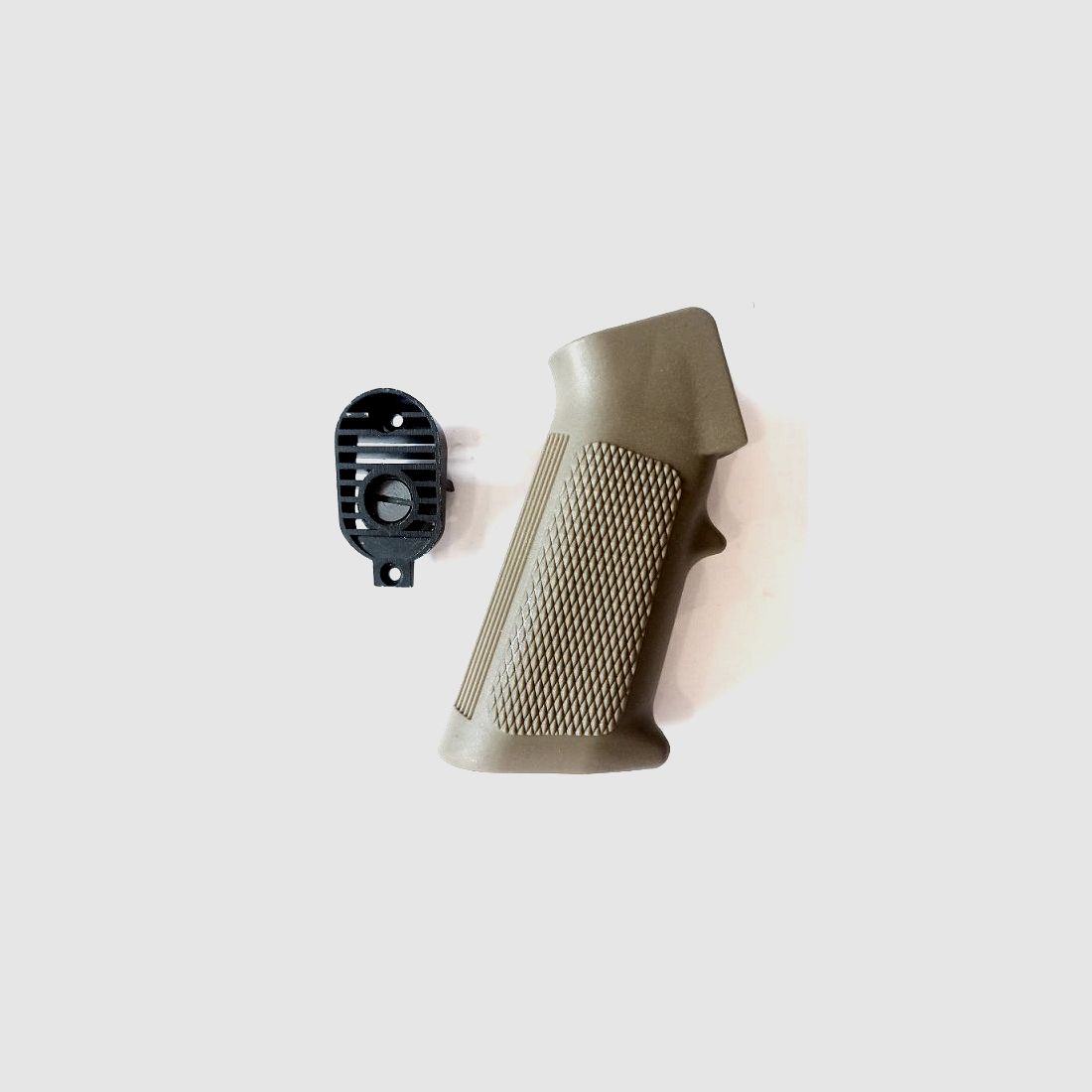AR Motorgriff mit Motorplatte (TAN) A2 Style  (A.N.-Limited)