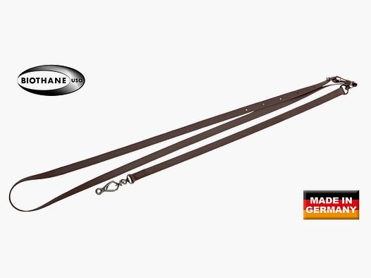AKAH BioThane shoulder leash brown