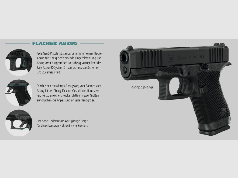 GLOCK 19 Gen6 OR  / 9mm