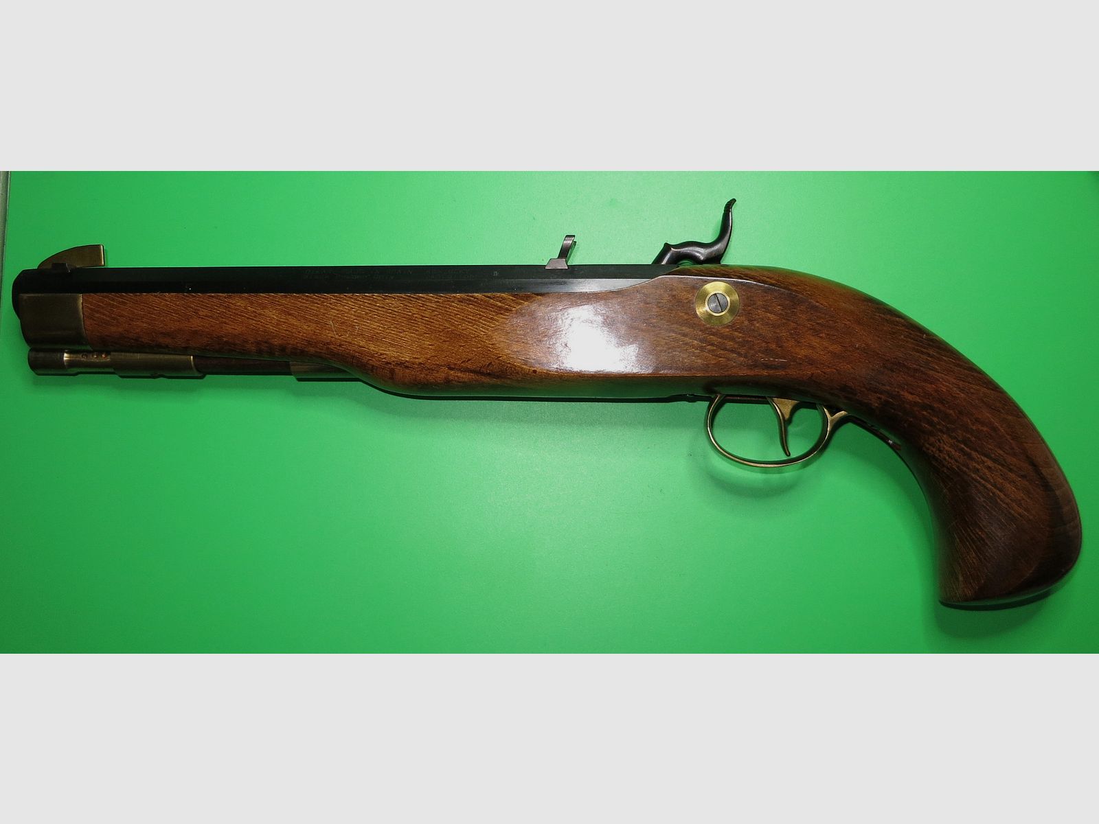 Front-loading pistol Dikar "Kentucky", Spain 20th century, caliber .45 BP, like new! Front-loading percussion #31