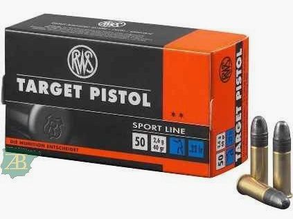 Büchsenmunition Kurzwaffe RWS .22 LR TARGET PISTOLE